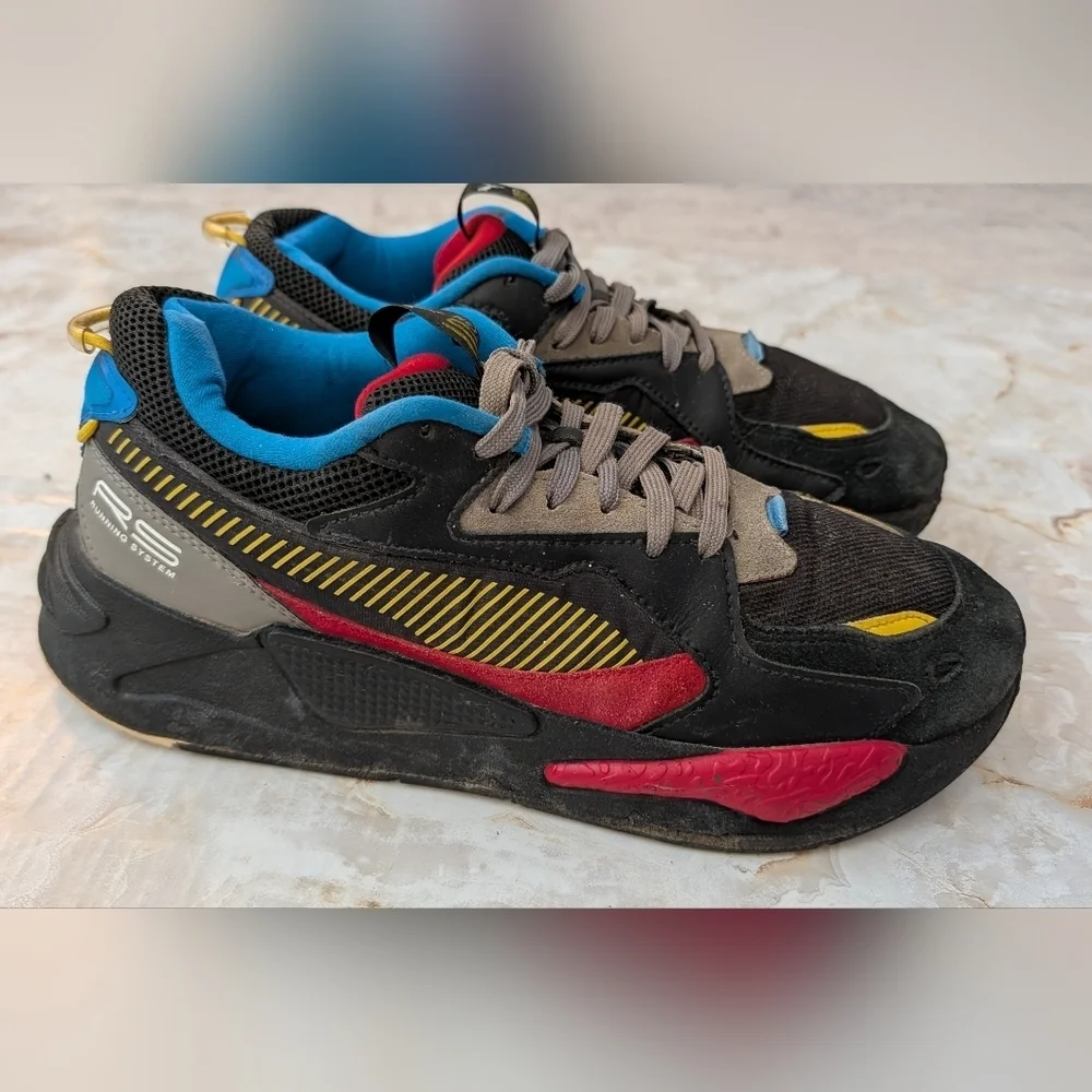 PUMA Men's Multi-Color RS Running System Sneakers Size 9.5